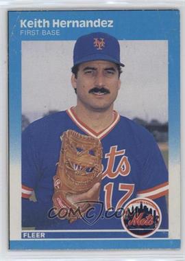 1987 Fleer - Wax Box Bottoms #C-6 - Keith Hernandez [EX to NM]