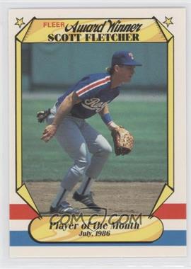 1987 Fleer Award Winners - Box Set [Base] #13 - Scott Fletcher