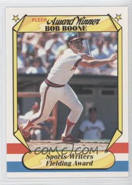 1987 Fleer Award Winners - Box Set [Base] #4 - Bob Boone