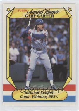 1987 Fleer Award Winners - Box Set [Base] #7 - Gary Carter