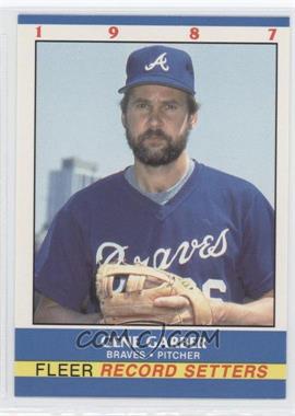 1987 Fleer Baseball Record Setters - Box Set [Base] #10 - Gene Garber