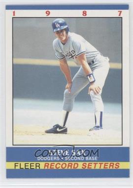 1987 Fleer Baseball Record Setters - Box Set [Base] #34 - Steve Sax