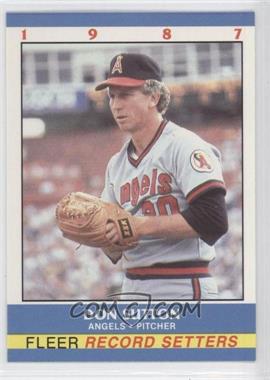 1987 Fleer Baseball Record Setters - Box Set [Base] #37 - Don Sutton