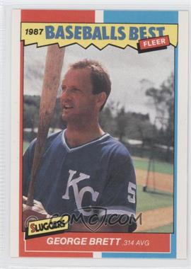 1987 Fleer Baseball's Best Sluggers vs. Pitchers - Box Set [Base] #6 - George Brett
