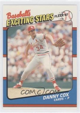 1987 Fleer Baseball's Exciting Stars - Box Set [Base] #12 - Danny Cox