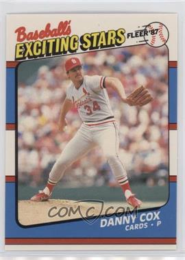 1987 Fleer Baseball's Exciting Stars - Box Set [Base] #12 - Danny Cox