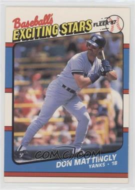 1987 Fleer Baseball's Exciting Stars - Box Set [Base] #33 - Don Mattingly