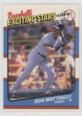 1987 Fleer Baseball's Exciting Stars - Box Set [Base] #33 - Don Mattingly