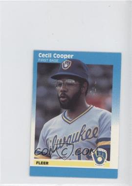 1987 Fleer Classic Miniatures - Factory Set [Base] #22 - Cecil Cooper