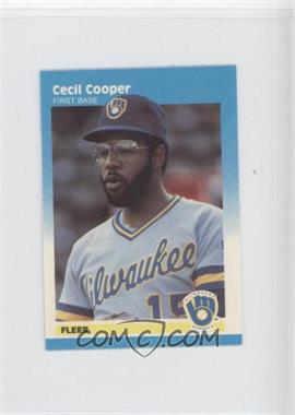 1987 Fleer Classic Miniatures - Factory Set [Base] #22 - Cecil Cooper