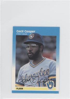 1987 Fleer Classic Miniatures - Factory Set [Base] #22 - Cecil Cooper