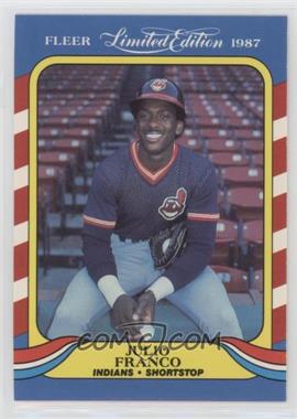 1987 Fleer Limited Edition Baseball Superstars - Box Set [Base] #15 - Julio Franco