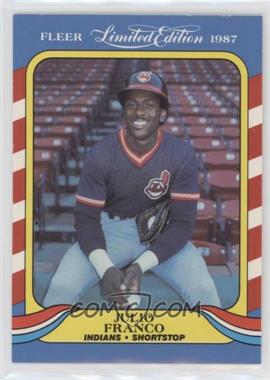 1987 Fleer Limited Edition Baseball Superstars - Box Set [Base] #15 - Julio Franco