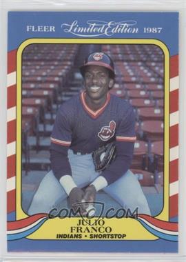 1987 Fleer Limited Edition Baseball Superstars - Box Set [Base] #15 - Julio Franco