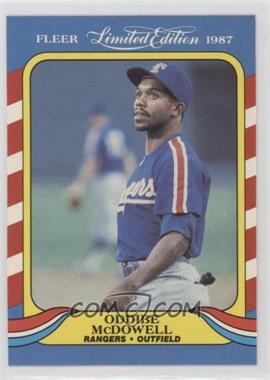 1987 Fleer Limited Edition Baseball Superstars - Box Set [Base] #27 - Oddibe McDowell