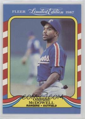 1987 Fleer Limited Edition Baseball Superstars - Box Set [Base] #27 - Oddibe McDowell