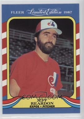 1987 Fleer Limited Edition Baseball Superstars - Box Set [Base] #34 - Jeff Reardon