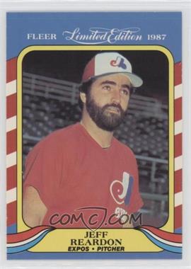 1987 Fleer Limited Edition Baseball Superstars - Box Set [Base] #34 - Jeff Reardon