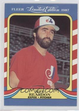 1987 Fleer Limited Edition Baseball Superstars - Box Set [Base] #34 - Jeff Reardon