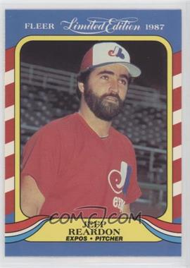 1987 Fleer Limited Edition Baseball Superstars - Box Set [Base] #34 - Jeff Reardon