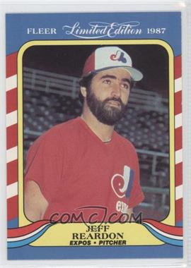 1987 Fleer Limited Edition Baseball Superstars - Box Set [Base] #34 - Jeff Reardon