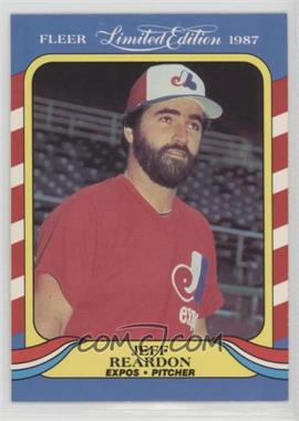 1987 Fleer Limited Edition Baseball Superstars - Box Set [Base] #34 - Jeff Reardon