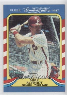 1987 Fleer Limited Edition Baseball Superstars - Box Set [Base] #37 - Mike Schmidt