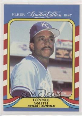 1987 Fleer Limited Edition Baseball Superstars - Box Set [Base] #40 - Lonnie Smith