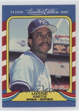 1987 Fleer Limited Edition Baseball Superstars - Box Set [Base] #40 - Lonnie Smith