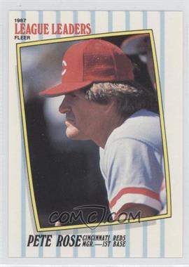 1987 Fleer Major League Leaders - Box Set [Base] #37 - Pete Rose