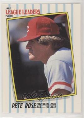 1987 Fleer Major League Leaders - Box Set [Base] #37 - Pete Rose