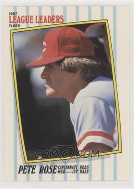 1987 Fleer Major League Leaders - Box Set [Base] #37 - Pete Rose