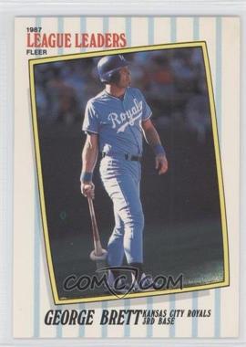 1987 Fleer Major League Leaders - Box Set [Base] #5 - George Brett