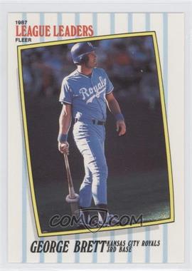 1987 Fleer Major League Leaders - Box Set [Base] #5 - George Brett