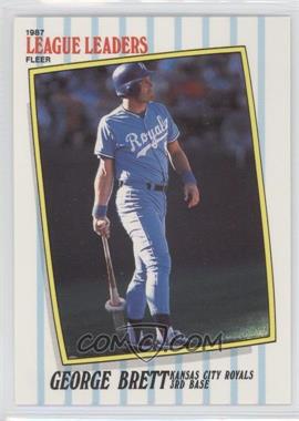 1987 Fleer Major League Leaders - Box Set [Base] #5 - George Brett
