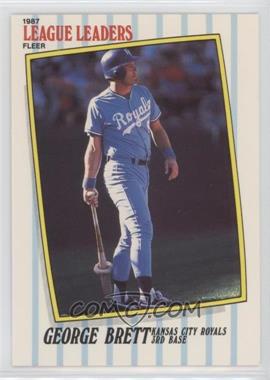 1987 Fleer Major League Leaders - Box Set [Base] #5 - George Brett
