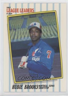 1987 Fleer Major League Leaders - Box Set [Base] #6 - Hubie Brooks