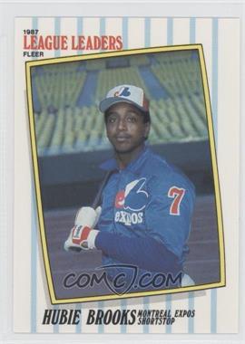 1987 Fleer Major League Leaders - Box Set [Base] #6 - Hubie Brooks