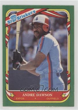 1987 Fleer Star Stickers - [Base] #33 - Andre Dawson