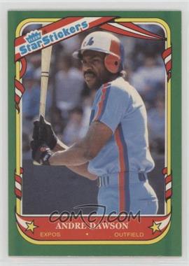 1987 Fleer Star Stickers - [Base] #33 - Andre Dawson