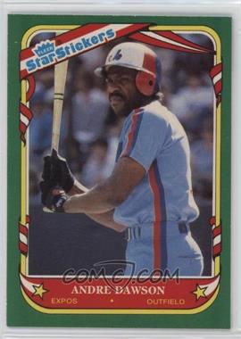 1987 Fleer Star Stickers - [Base] #33 - Andre Dawson