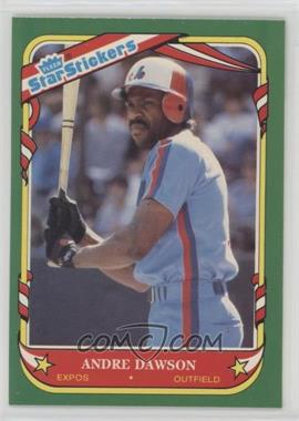 1987 Fleer Star Stickers - [Base] #33 - Andre Dawson