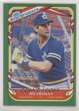 1987 Fleer Star Stickers - [Base] #91 - Jim Presley