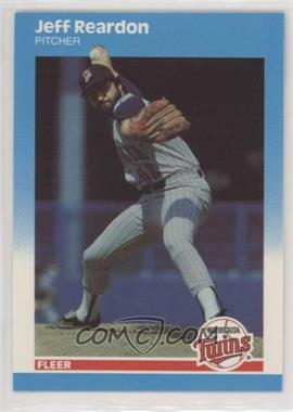 1987 Fleer Update - [Base] - Collector's Edition Glossy #U-101 - Jeff Reardon