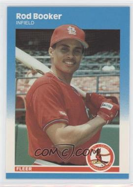 1987 Fleer Update - [Base] - Collector's Edition Glossy #U-7 - Rod Booker