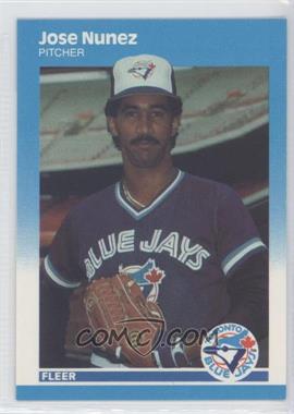 1987 Fleer Update - [Base] - Collector's Edition Glossy #U-93 - Jose Nunez