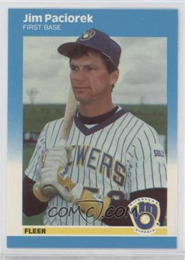 1987 Fleer Update - [Base] - Collector's Edition Glossy #U-95 - Jim Paciorek