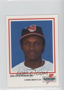 1987 Gatorade Cleveland Indians - [Base] #_OTNI - Otis Nixon