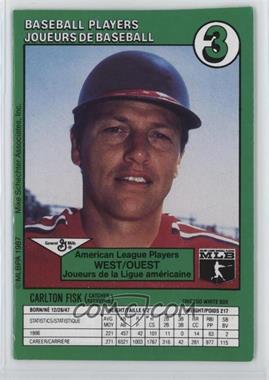 1987 General Mills Fold-Outs - Food Issue [Base] - Cut Single Pairings #CFDQ - Carlton Fisk, Dan Quisenberry [Good to VG‑EX]