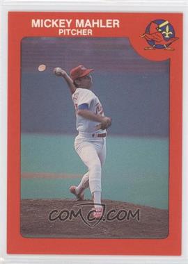 1987 Hamilton Printing Louisville Redbirds - [Base] #18 - Mickey Mahler